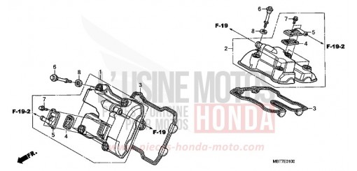 COUVERCLE DE CULASSE XL1000V8 de 2008